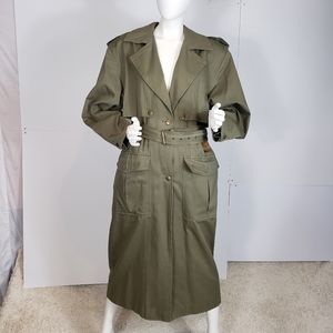 Together Olive Trench Coat
